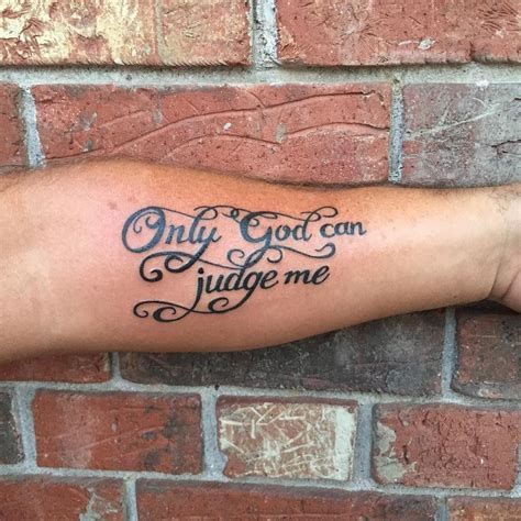 25 Only God Can Judge Me Tattoo Design Ideas